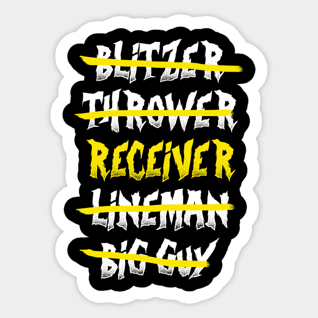 Receiver Blood Bowl Sticker by klarennns